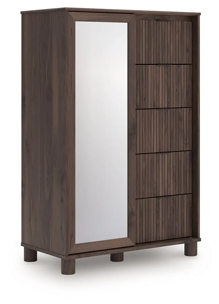Pamytta Brown Dressing Chest with Storage