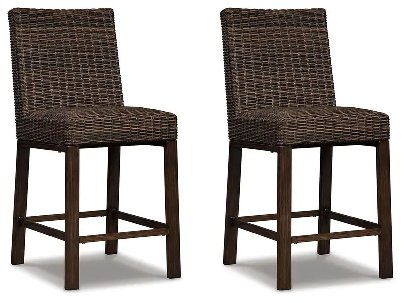 Paradise Trail Medium Brown Barstools – Set of 2