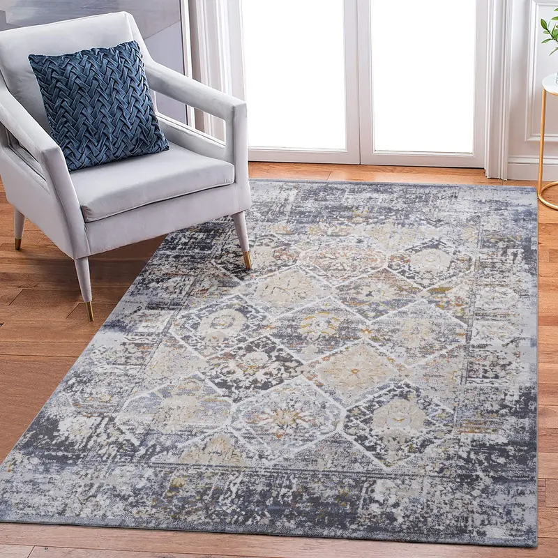 Payas Multicolor Traditional Area Rug – 6 ft x 9 ft