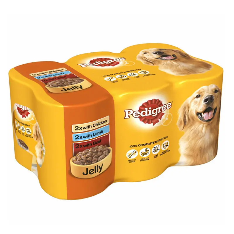 Pedigree Mixed Selection in Jelly Dog Food – 6-Can Variety Pack