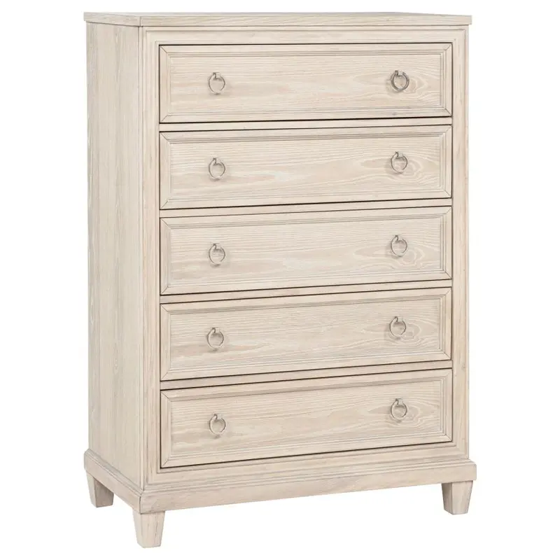 Pembroke Washed Oak 5-Drawer Chest of Drawers