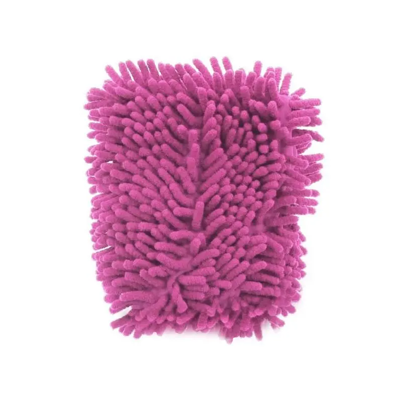 Pink Microfibre Cleaning Glove – Reusable, Machine-Washable Hand Cleaner
