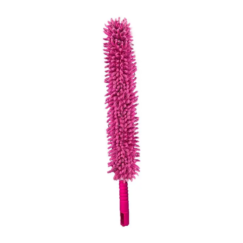 Pink Microfibre Flexi Brush – Ergonomic Cleaning Tool with Soft Bristles
