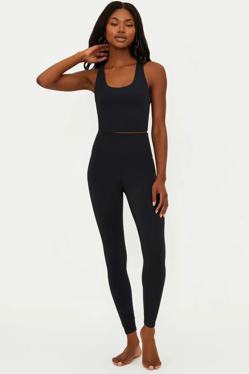 Piper Black Matte Leggings