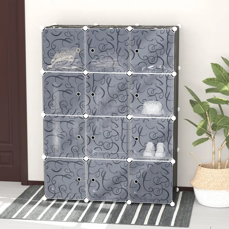 Portable Clothing Organizer Wardrobe for Bedroom Use – Freestanding Closet Unit