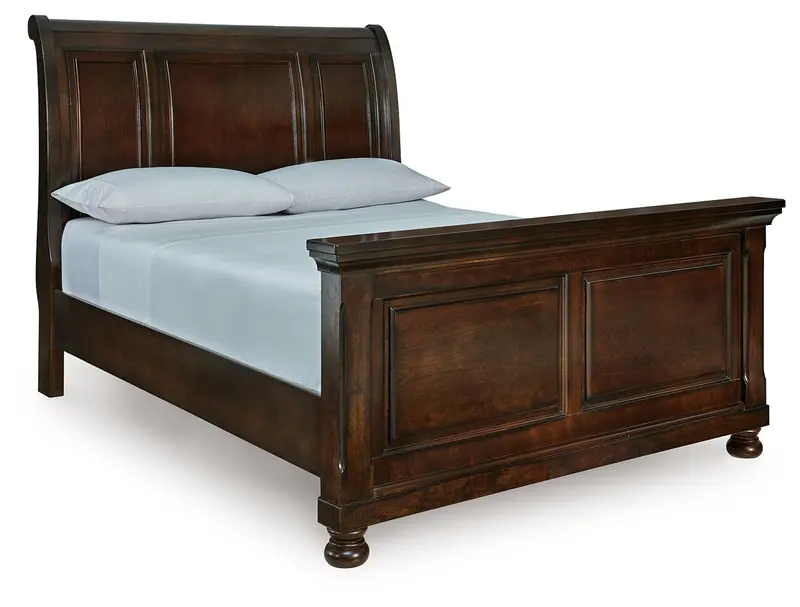 Porter Traditional Sleigh Bed Frame
