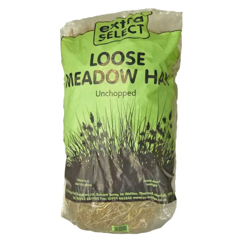 Premium Loose-Pack Meadow Hay – High-Fiber Forage for Small Herbivores