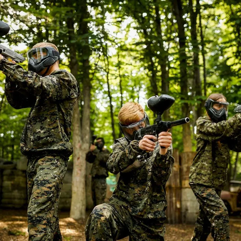 Premium Paintball Day for Eight – Group Action Experience Gift