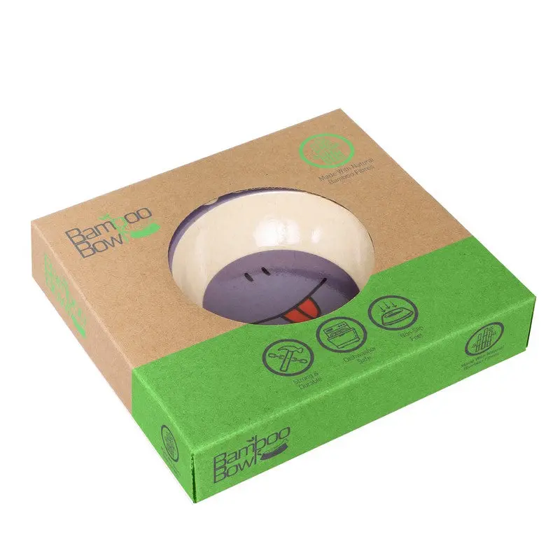 Purple Bamboo Mini Dog Bowl – 19cm Compact Pet Dish by Pet Brands