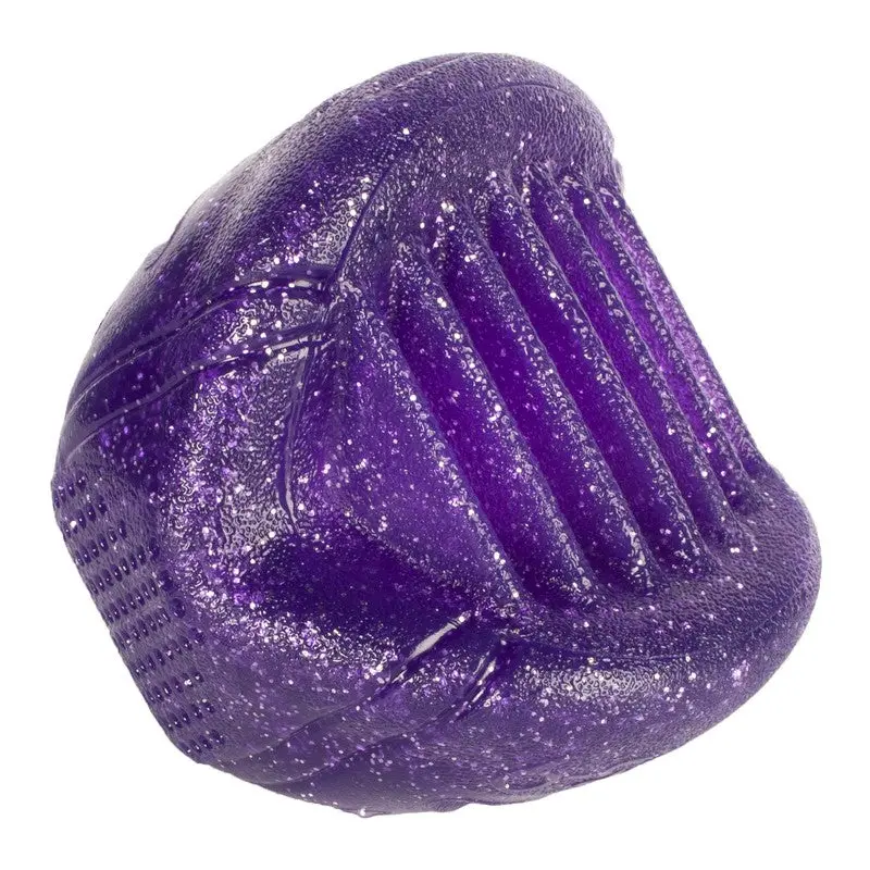 Purple Rubber Pod-Style Dog Chew – 8 cm Compact Bite-Resistant Toy by KRONOS