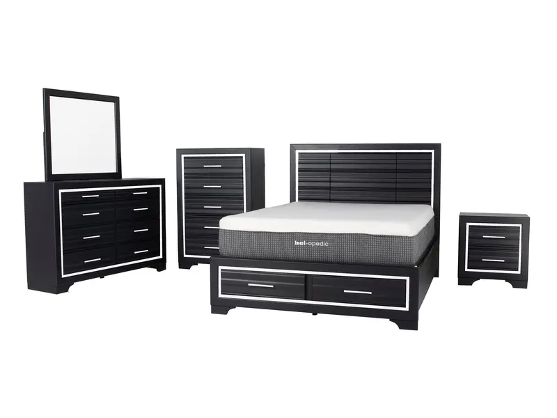 Queen Bedroom Collection – Six-Piece Coordinating Set