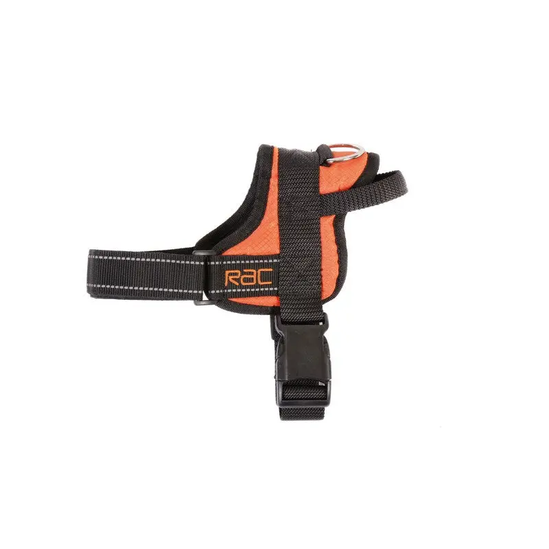RAC Black Polyester Large Dog Harness – 72 cm Adjustable