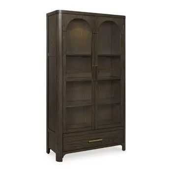 Radkin Burnished Brown Display Cabinet
