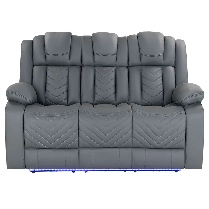 Raize Power Reclining Living Room Set with Console Storage and Cup Holders