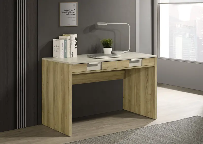 Rangley Writing Desk with Driftwood Finish
