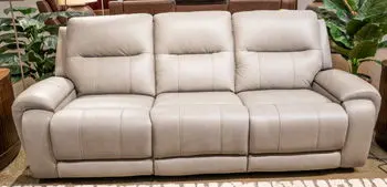 Real Moments Audio-Enabled Power Reclining Sofa in Ash