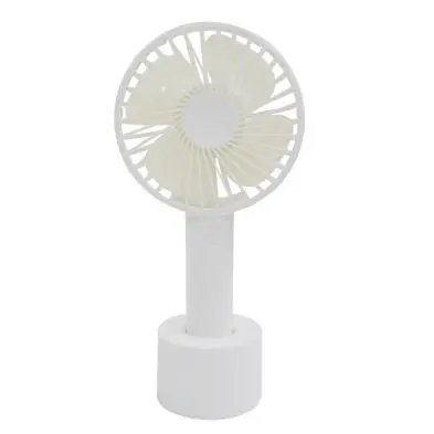 Rechargeable Portable Handheld Fan – 3-Speed White Model
