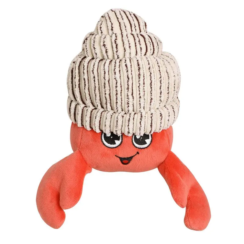 Red Plush Squeaky Dog Toy – 19 cm by Ministry of Pets