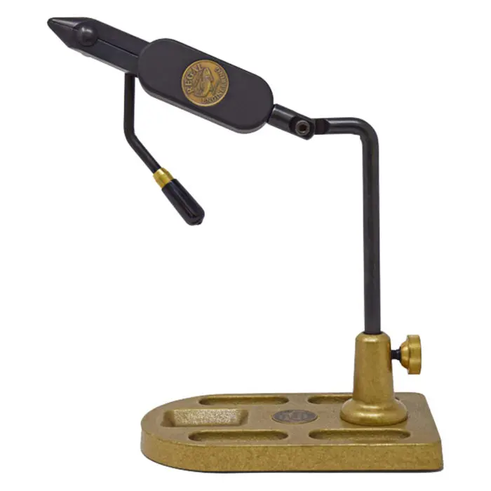 Regal Medallion Big Game Pedestal Vise – Heavy-Duty Bench-Mounted Vise for Large-Flies Tying