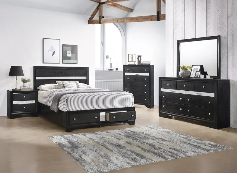 Regata Black and Silver Chest