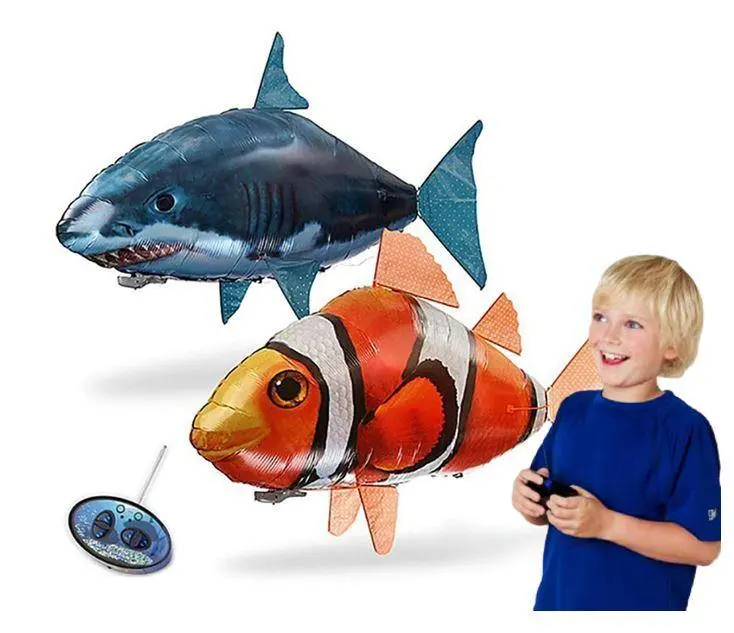 Remote-Controlled Air-Swimming Fish Toy (Shark & Clownfish)