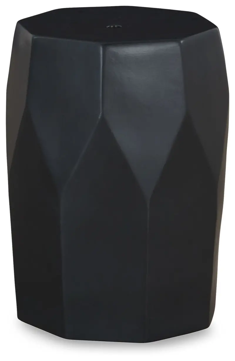 Rhysworth Black Stool – Compact and Stylish Seating Option