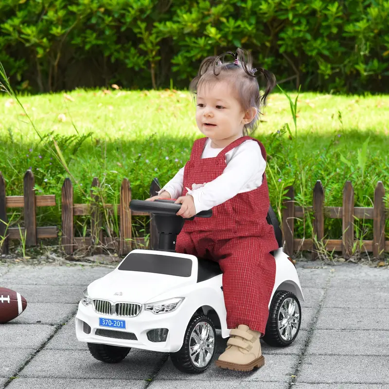 Ride-On Sliding Walker for Babies – Horn, Lights, Music & Storage Compartment