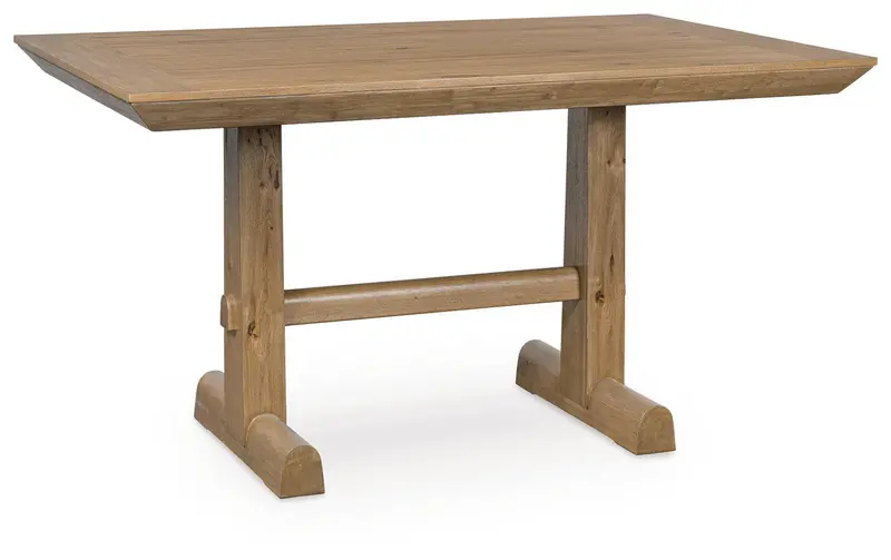 Ridgester Light Brown Counter Height Dining Table