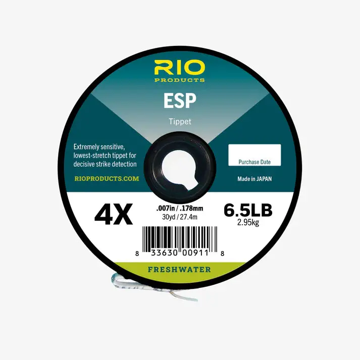 RIO ESP Tippet Material – High-Strength, Low-Visibility Fluorocarbon