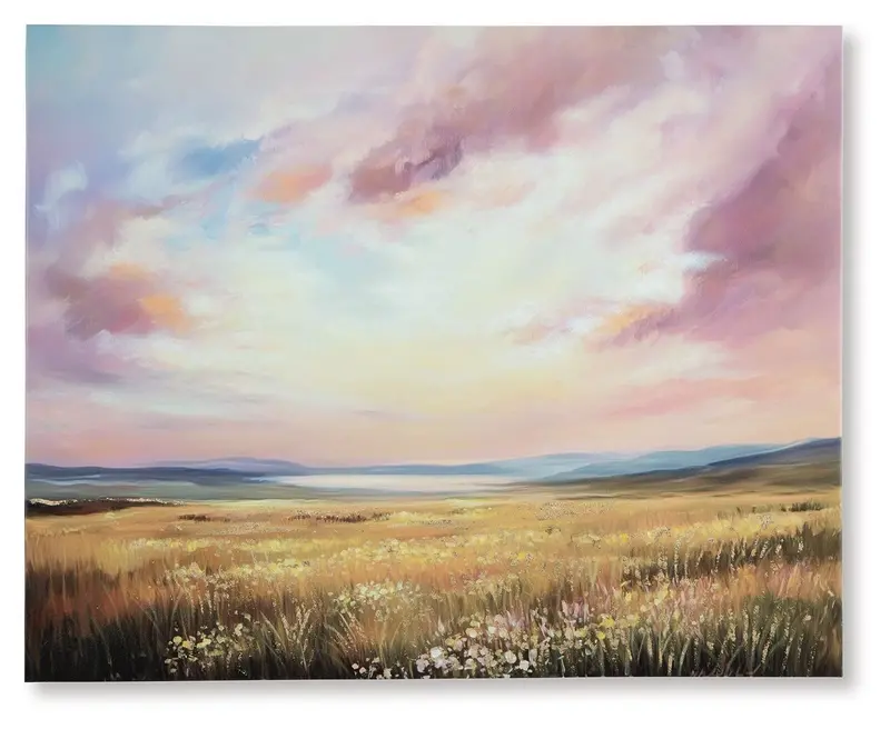 Rogerland Vibrant Multi-Color Wall Art Canvas for Eclectic Spaces