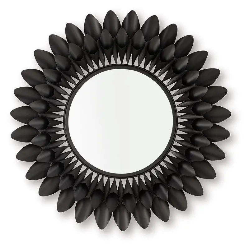 Ryenmour Rustic Accent Mirror – Oil-Rubbed Bronze Metal Frame