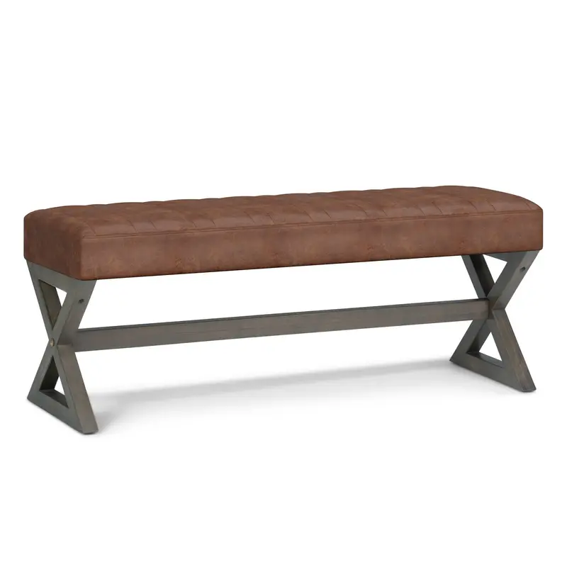 Salinger Large Upholstered Bench Ottoman
