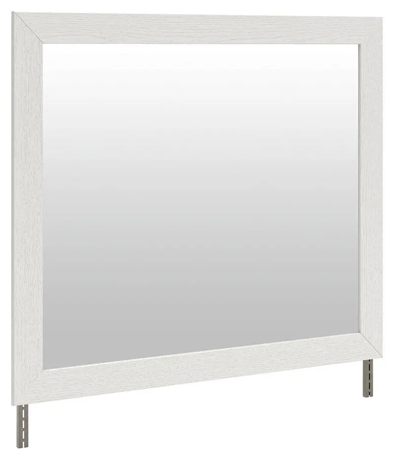Savonport Full-Length Bedroom Mirror – Sleek White Frame