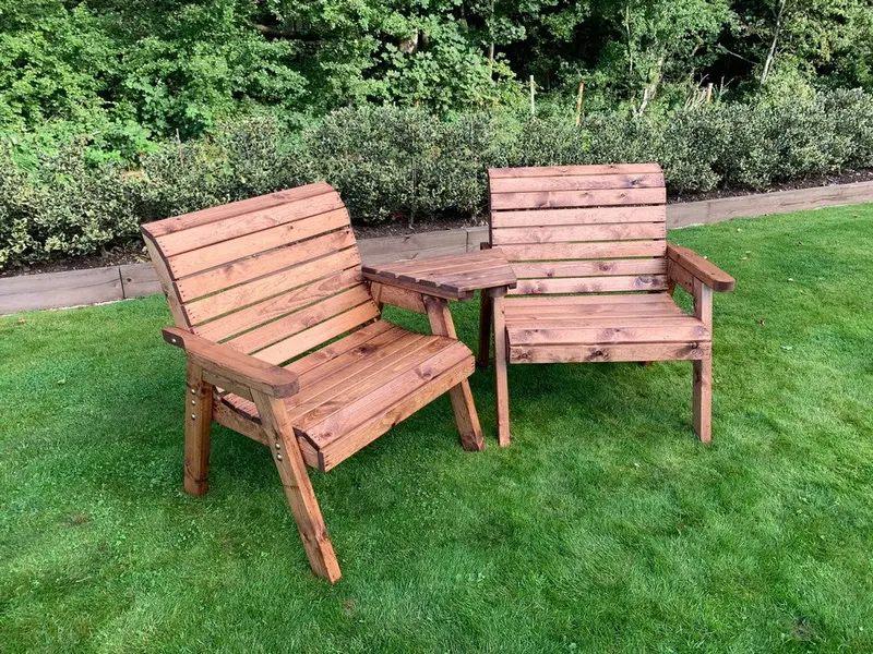 Scandinavian Redwood 2-Person Garden Tete-a-Tete – Charles Taylor