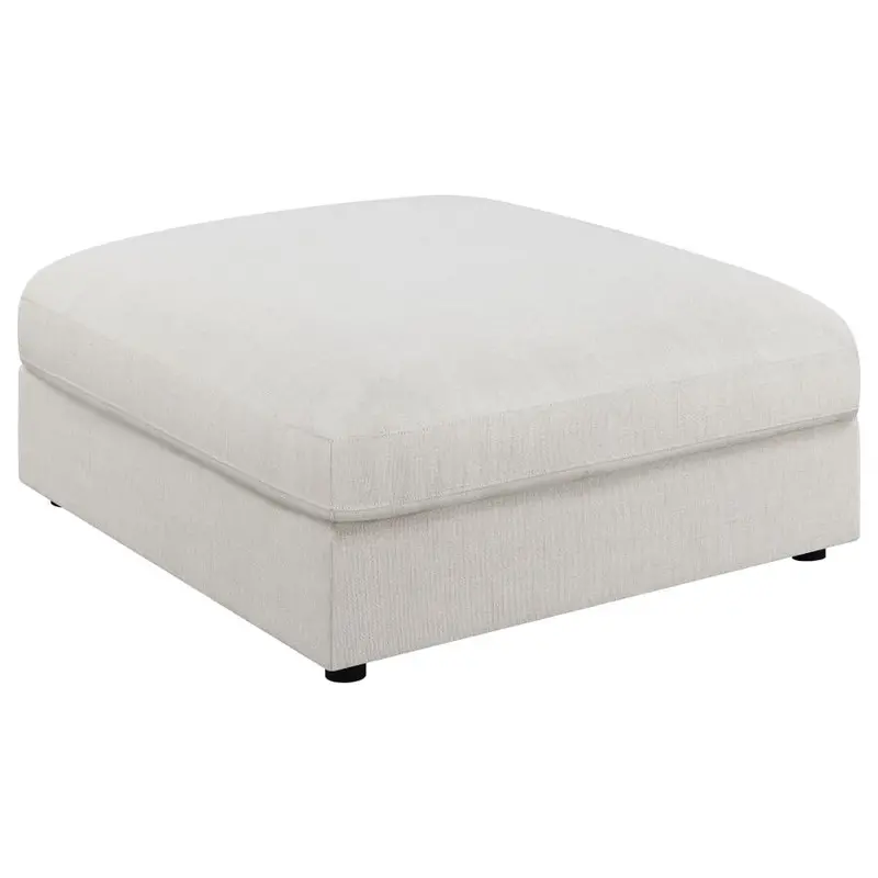 Serene Square Ottoman – Minimalist Upholstered Footstool