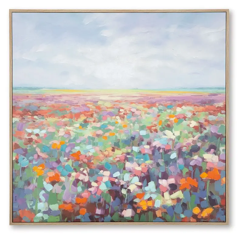 Sethford Multicolor Abstract Wall Art Print