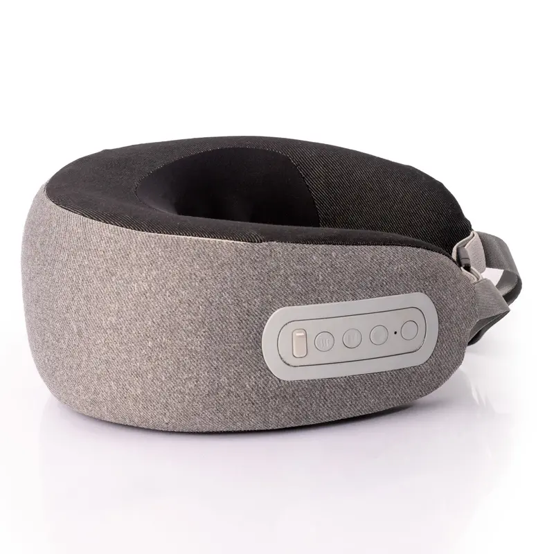 Shiatsu Neck & Shoulder Massager – Infrared Heat Therapy & Contouring Foam (Gray)