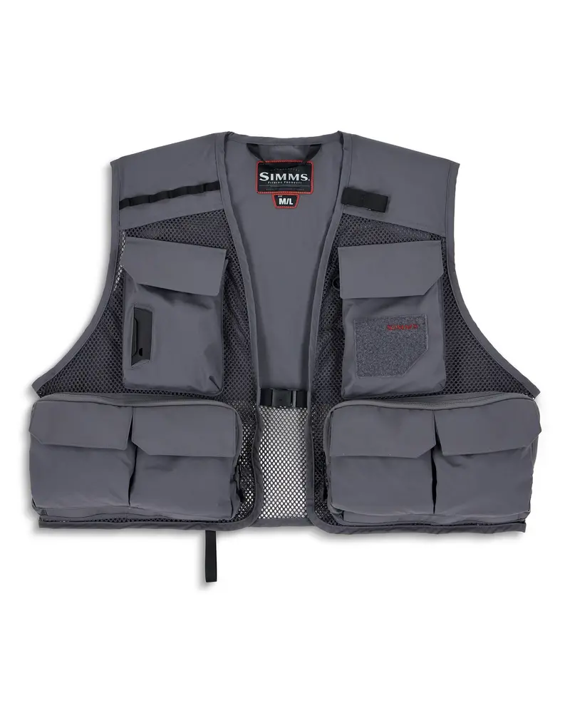 Simms Tributary Fishing Vest – Modular Storage, Breathable Fit – New