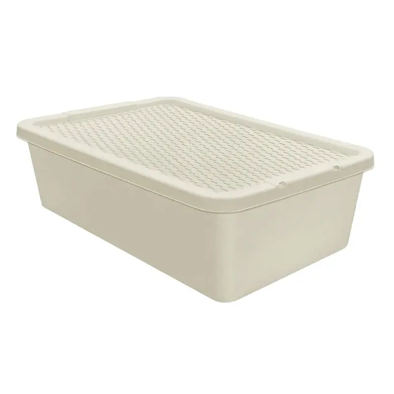 Simply Rattan Beige 32-Litre Weatherproof Storage Box