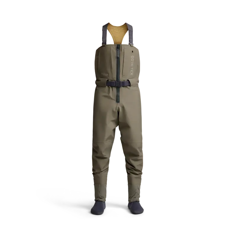 Sitka CrossCurrent Zip GTX Stockingfoot Waders – Quick-Entry Breathable Waders