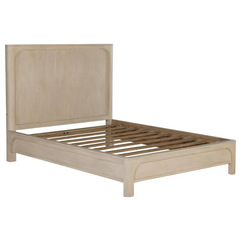 Solano Panel Bed Frame in Weathered Mango Finish