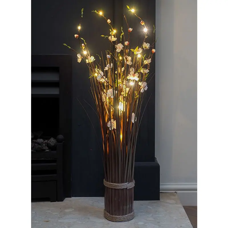 Spring Blossom Artificial LED Bouquet – 70 cm with 18 Warm White Lights