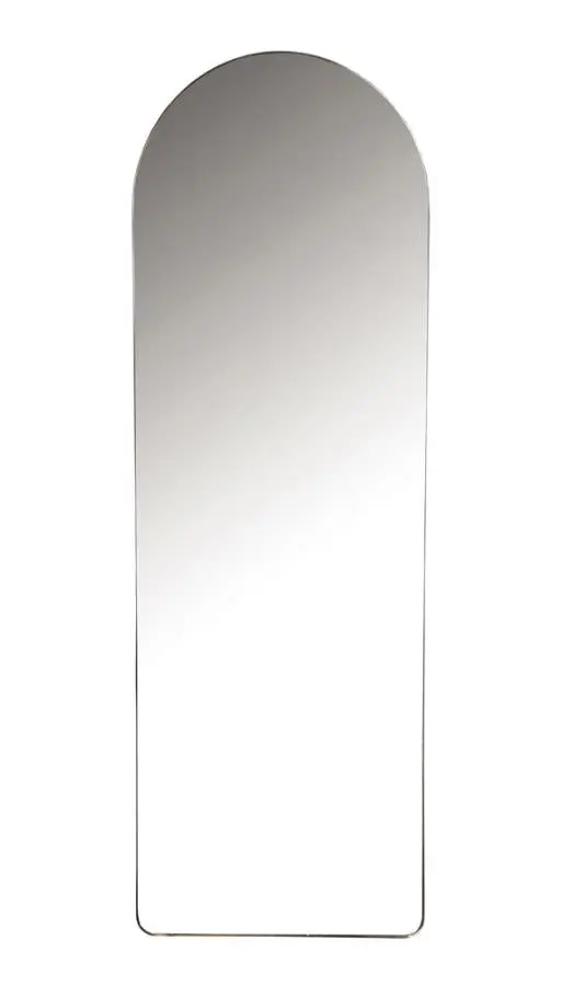 Stabler Black Metal Framed Standing Floor Mirror