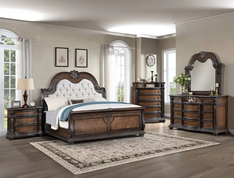 Stanley Coffee Brown Dresser Mirror