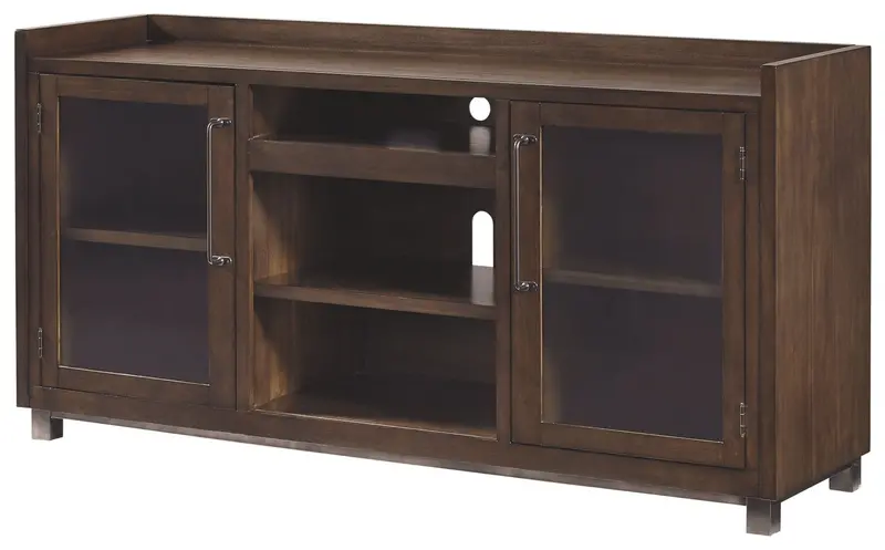 Starmore Brown XL TV Stand with Optional Fireplace