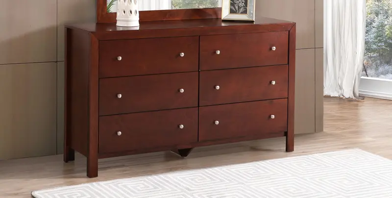 Summit Dresser in Rich Cherry Finish for Traditional Interiors
