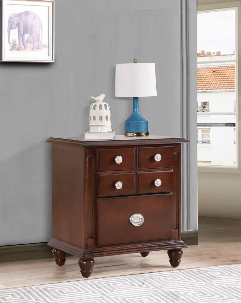 Summit Nightstand in Versatile Cappuccino Tone