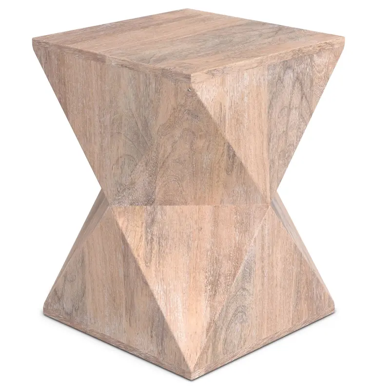 Sutton Natural Wood Side Table