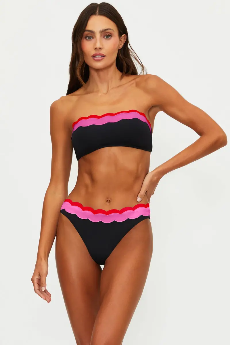 Sybil Electric Wave Sleeveless Crop Top