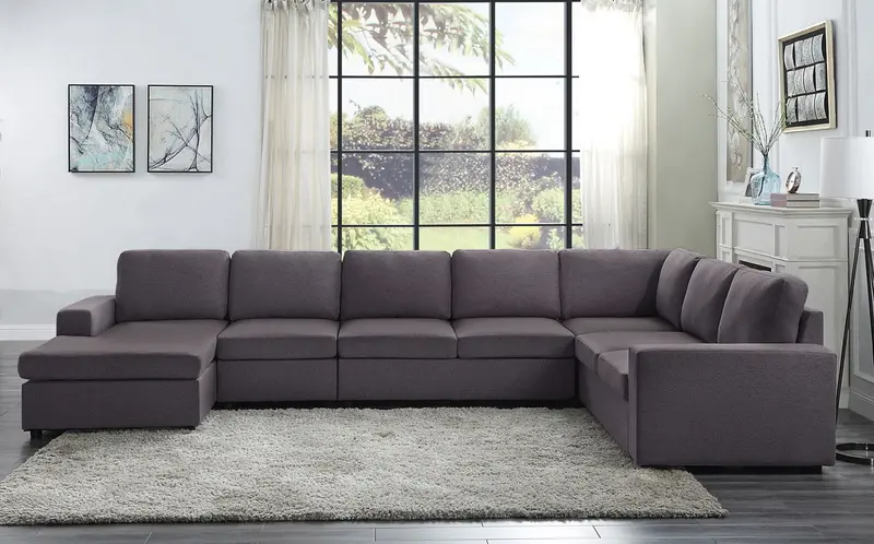Tifton 7-Seat Reversible Modular Sectional with Chaise